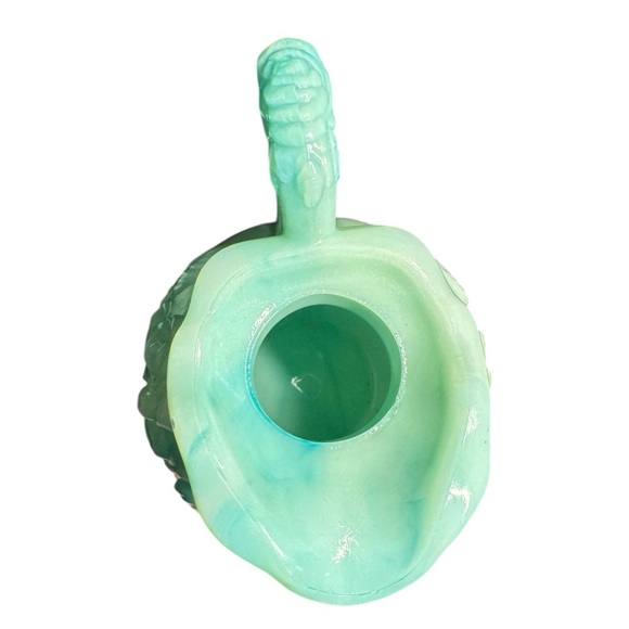 Vintage 70’s Avon Jadeite Slag Glass Cruet Set - Picture 7 of 12